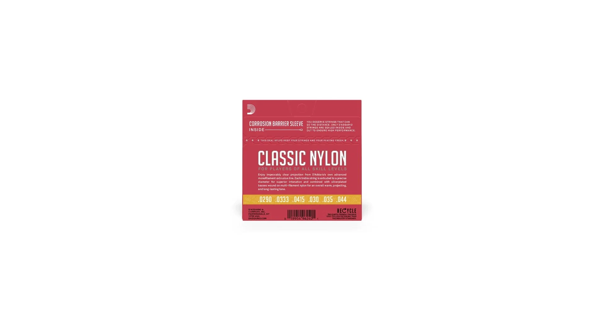 DAddario Classic Nylon Student EJ27N 3/4 [2]