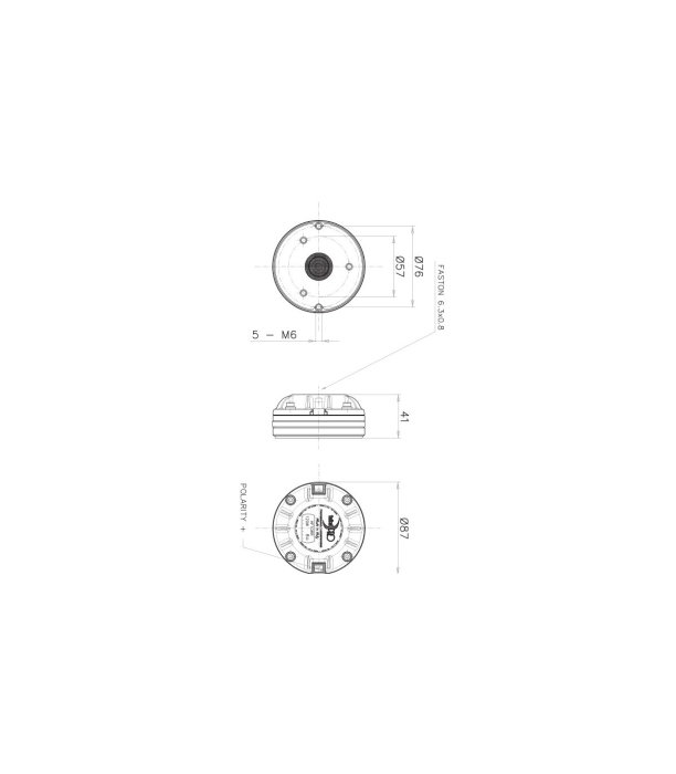 Faital HF108R 8 OHM Driver [2]