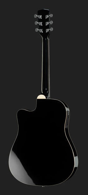 Chitara electro-acustica Harley Benton D-120CE BK [6]