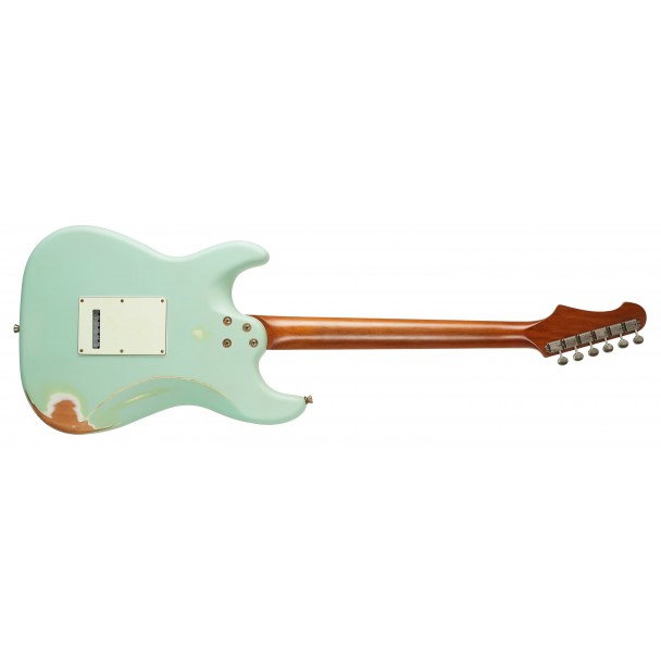 JET Guitars JS-400 Relic SFG, HSS - chitara electrica verde [3]