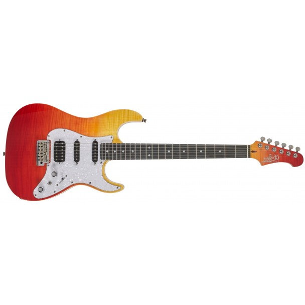 JET Guitars JS-600 TRS, HSS - chitara electrica rosu [2]