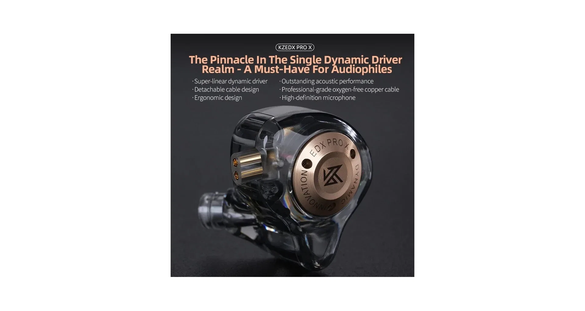KZ Acoustics EDX Pro X Black [3]