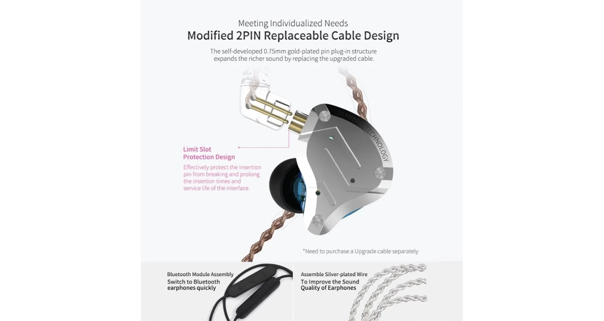 KZ Acoustics ZS10 PRO Stone Black [5]