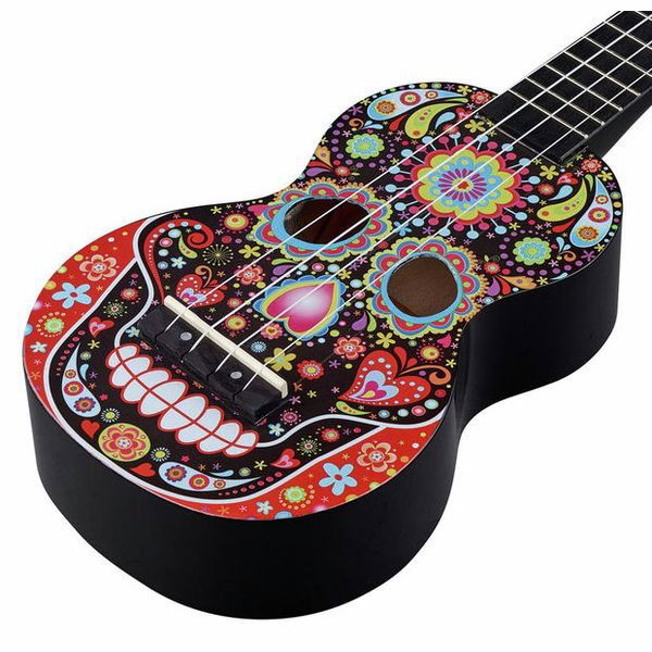 Mahalo Skull Ukulele Day of the Dead [4]