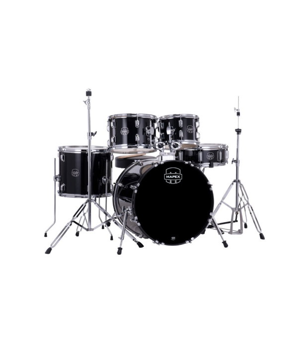 Mapex Comet Fusion Dark Black (DK) W/o Cymbals [2]
