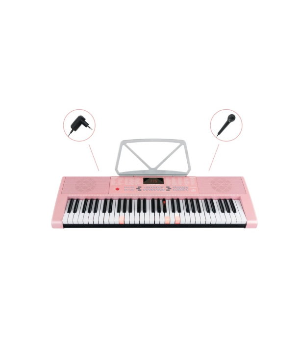 Mc Grey LK-6120-Mic Set Pian Portabil Roz [6]