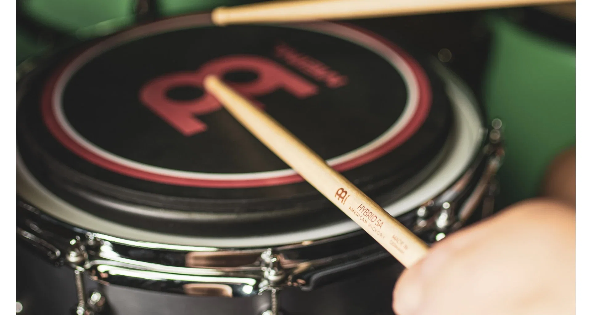 Meinl Hybrid 5A Drumstick American Hickory SB106 [4]