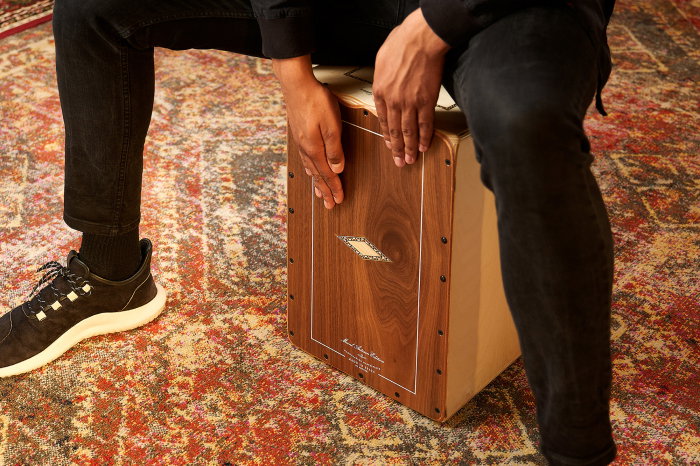 MEINL Percussion Artisan Edition Series String Cajon Cantina Line - Walnut [10]