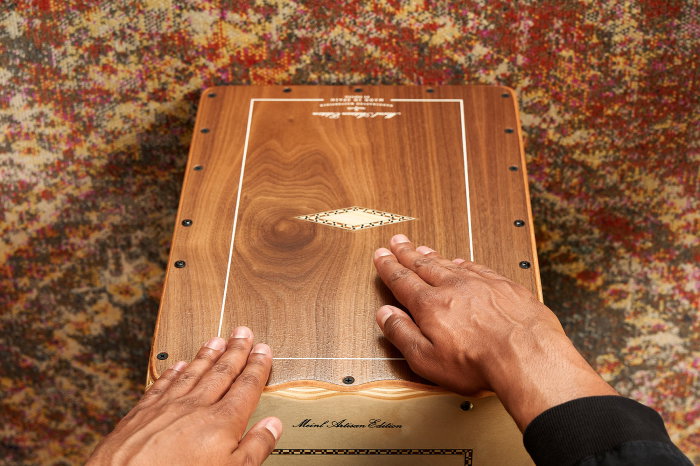 MEINL Percussion Artisan Edition Series String Cajon Cantina Line - Walnut [14]