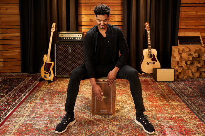 MEINL Percussion Artisan Edition Series String Cajon Cantina Line - Walnut [13]