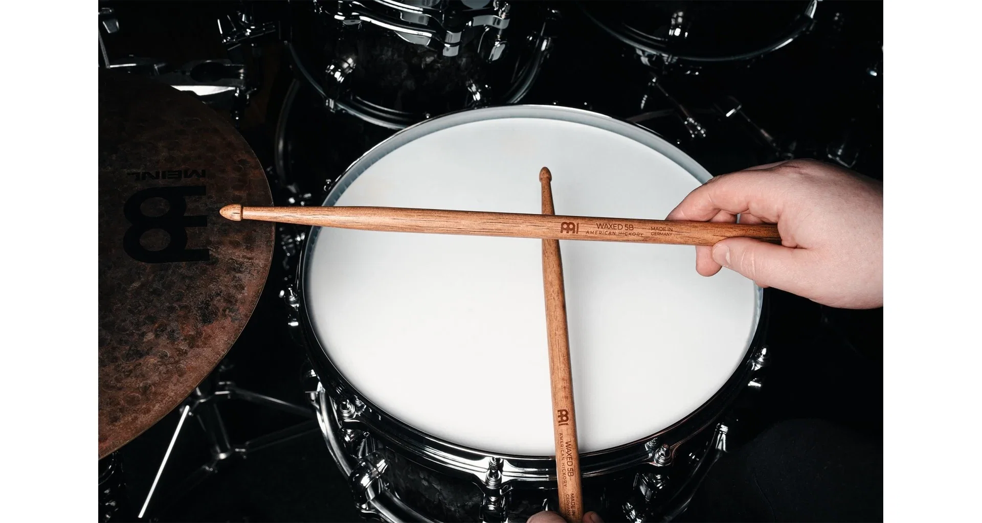 Meinl Waxed 5B Drumstick - SB702 [9]