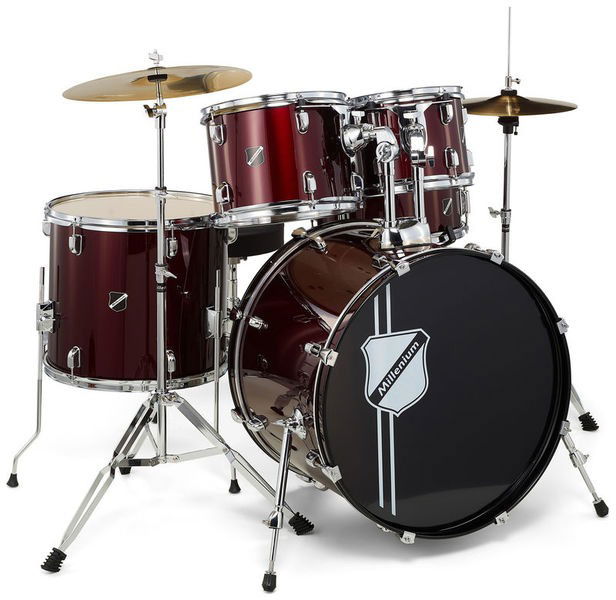 Millenium Focus 22 Drum Set Red [2]