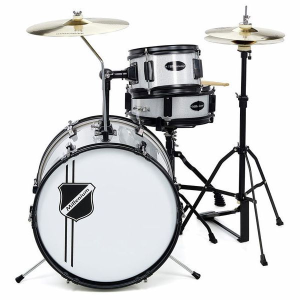 Millenium Youngster Drum Set Silver [2]