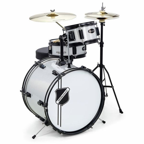 Millenium Youngster Drum Set Silver [3]