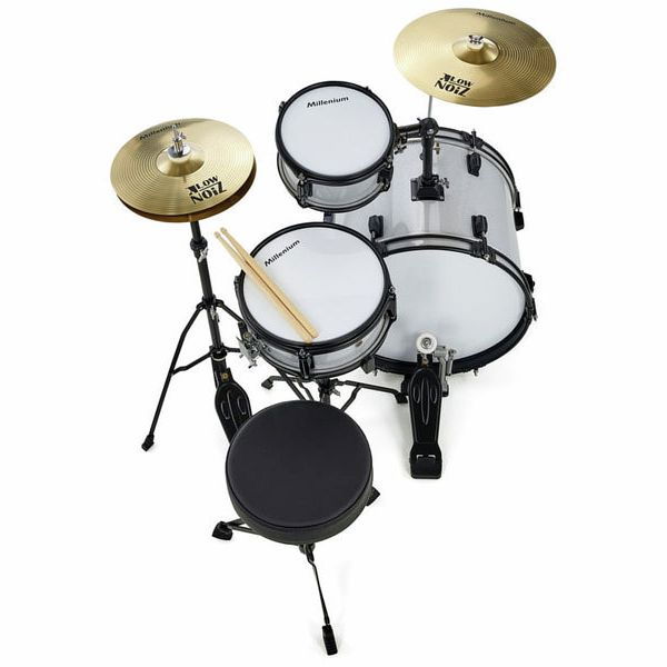 Millenium Youngster Drum Set Silver [5]
