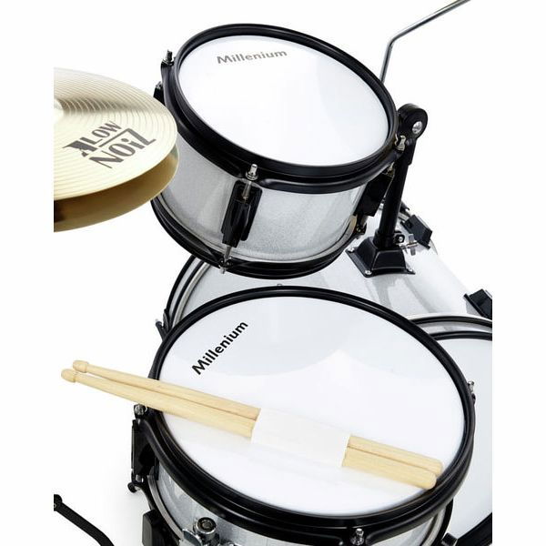 Millenium Youngster Drum Set Silver [6]