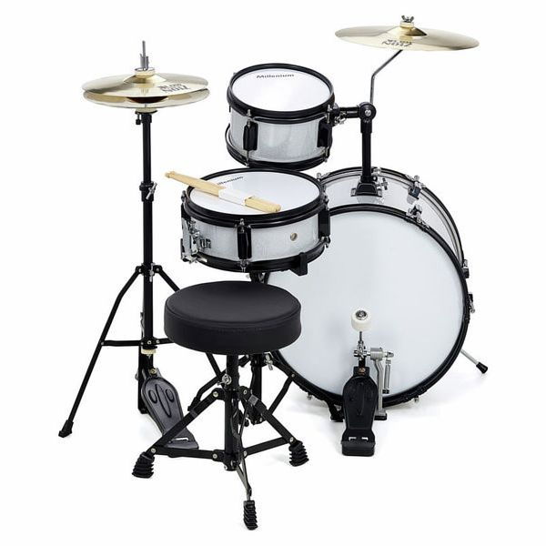 Millenium Youngster Drum Set Silver [4]