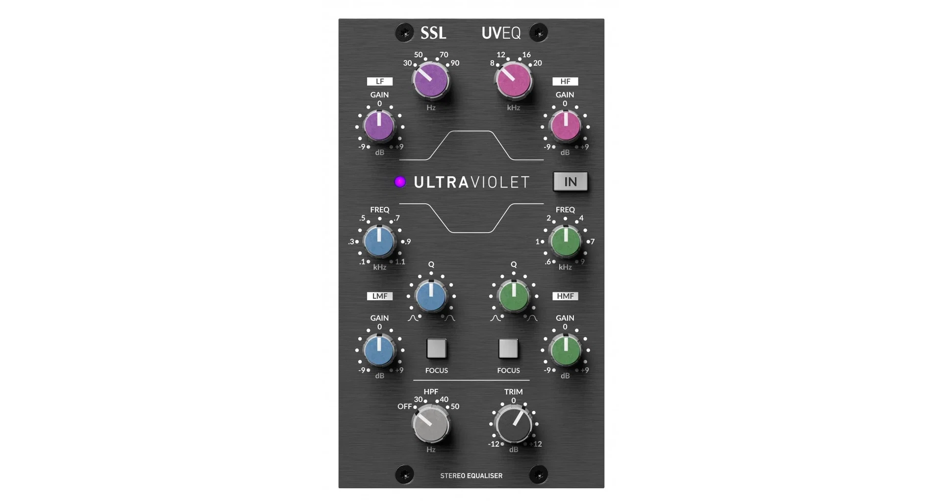 Modul EQ SSL 500-Series Ultraviolet Stereo EQ [2]