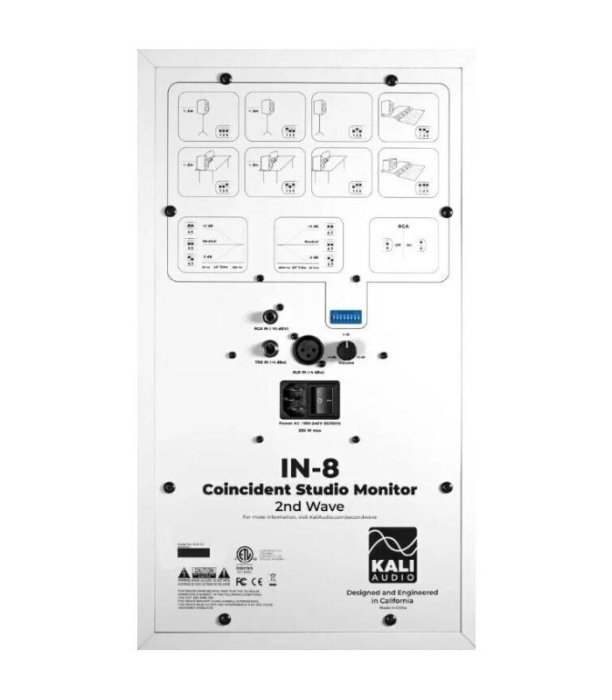 Monitor de studio activ Kali Audio IN-8 2nd Wave White [5]