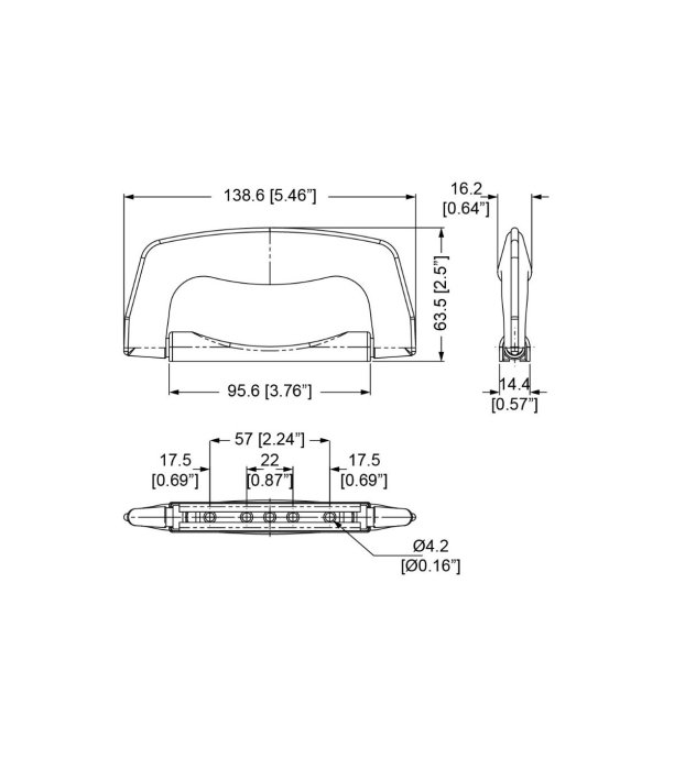 PE H1425 Briefcase Handle [2]