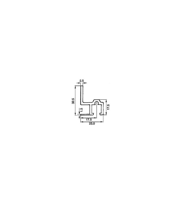 PE RG-6060/1 Rack Strip Without Gasket Strip [2]
