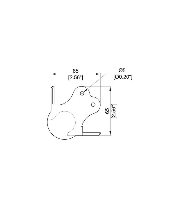 Penn Elcom C1340Z Large PennBrite Ball Corner [2]