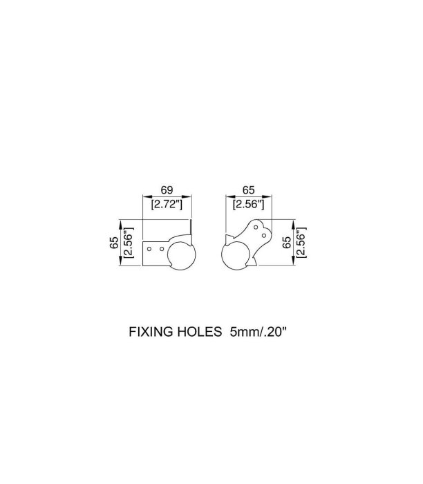 Penn Elcom C1373 PennBrite Brace Ball Corner [2]