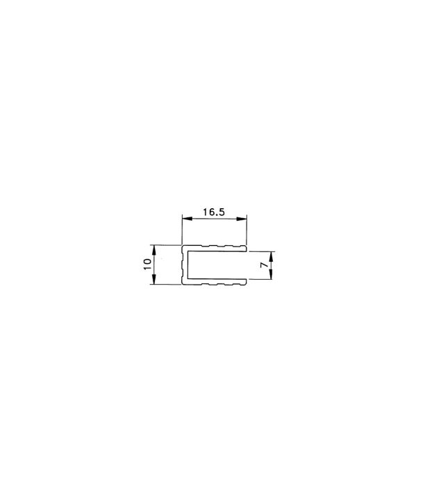 Penn-Elcom EG-0650 U Extrusion 7mm [2]