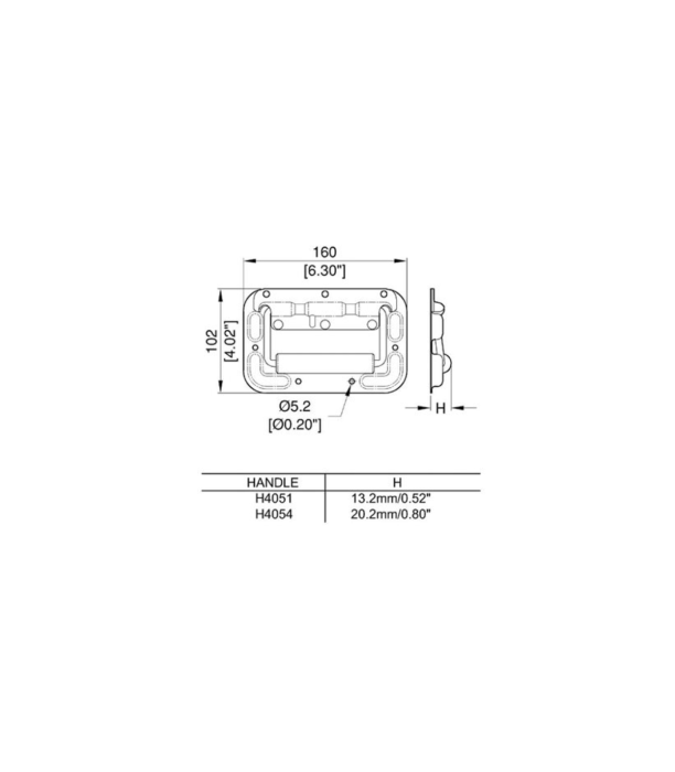 Penn Elcom Surface Mount Flip Handle H4051Z [2]