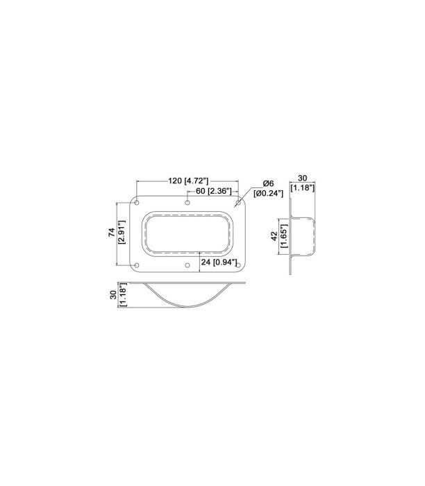 Penn Elcom W0968Z Recess Castor Dish [2]