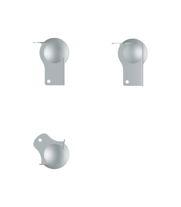 Penn Elcom Zinc Brace Ball Corner With 1mm Radius [4]