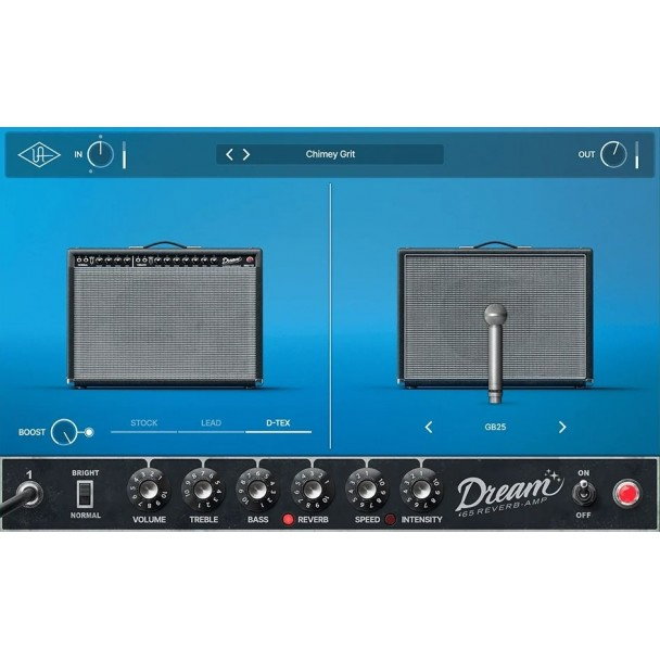 Plugin amp sim Universal Audio UAD Dream ’65 Reverb Amplifier [2]