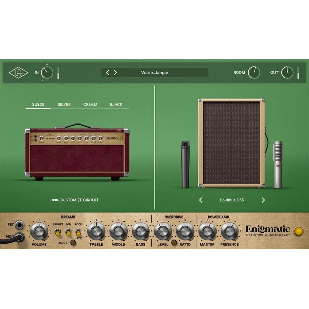 Plugin amp sim Universal Audio UAD Enigmatic ’82 Overdrive Special Amplifier [3]