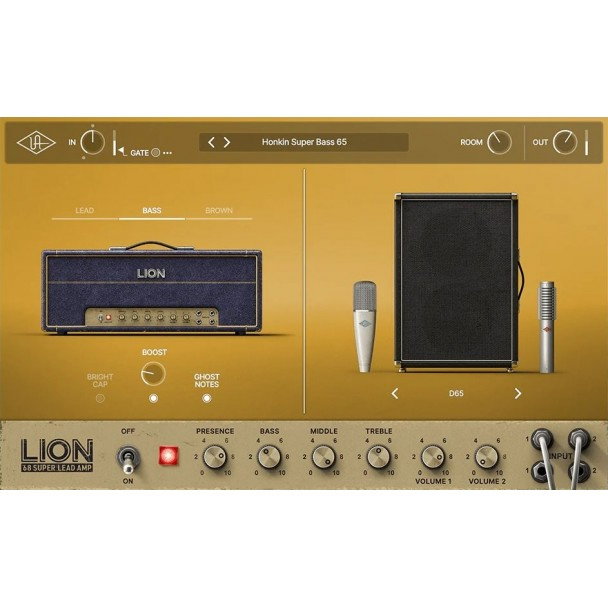 Plugin amp sim Universal Audio UAD Lion ’68 Super Lead Amplifier [2]
