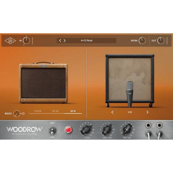 Plugin amp sim Universal Audio UAD Woodrow ’55 Instrument Amplifier [2]