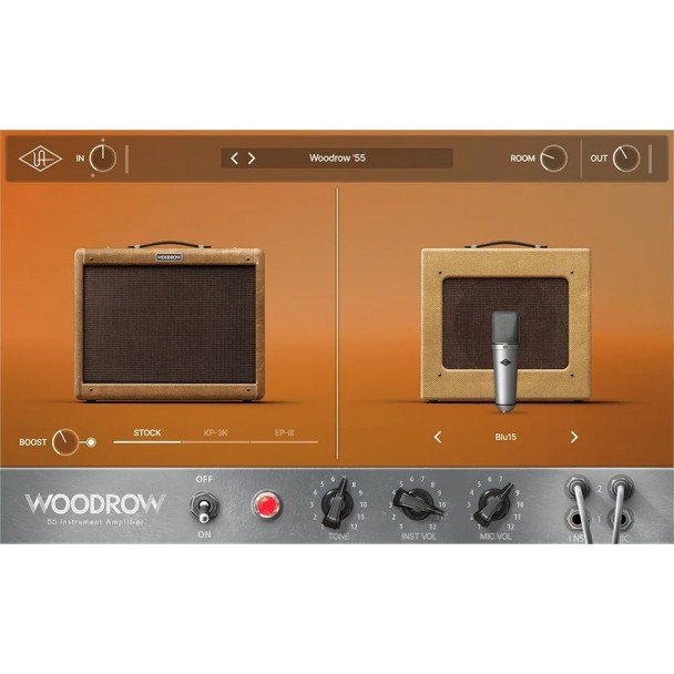 Plugin amp sim Universal Audio UAD Woodrow ’55 Instrument Amplifier [3]
