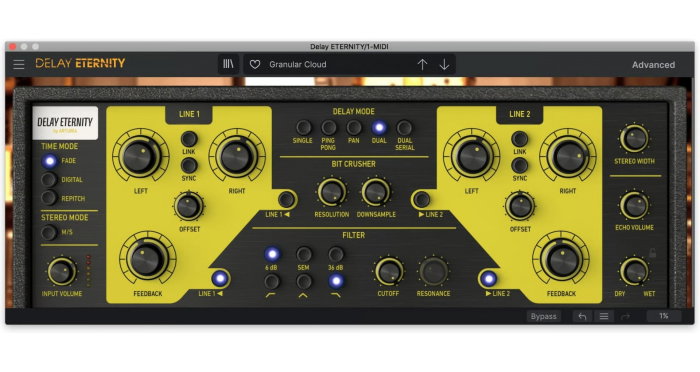 Plugin delay Arturia Delay ETERNITY [2]