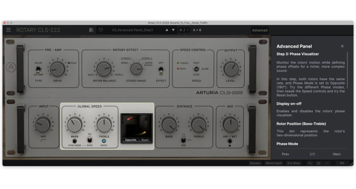 Plugin efect Arturia Rotary CLS-222 [4]