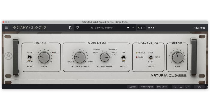 Plugin efect Arturia Rotary CLS-222 [3]