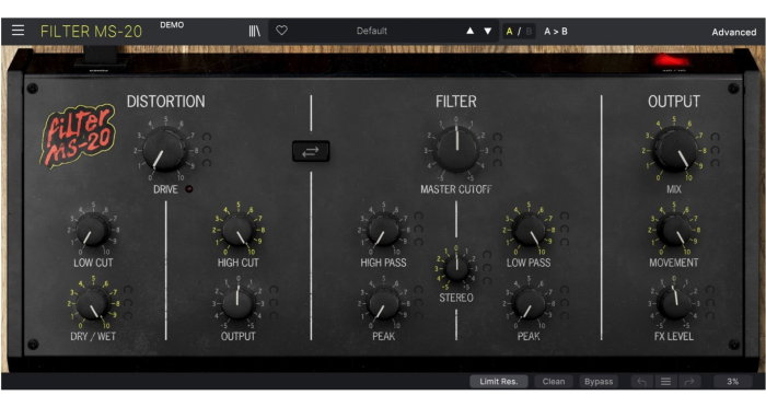 Plugin filtru Arturia Filter MS-20 [2]