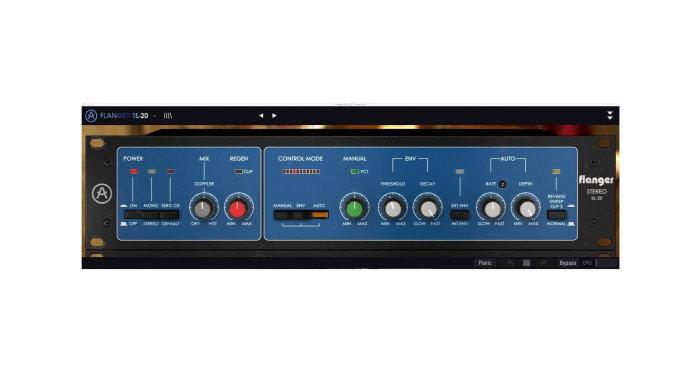 Plugin flanger Arturia Flanger BL-20 [2]