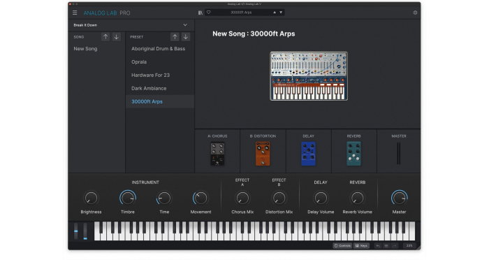Plugin instrument Arturia Analog Lab Pro [5]
