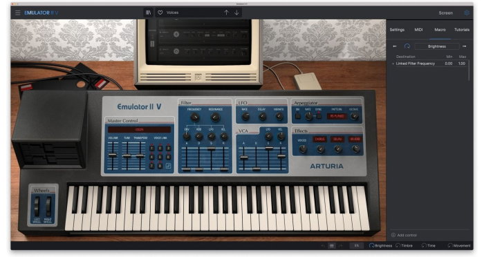 Plugin instrument Arturia Emulator II V [15]