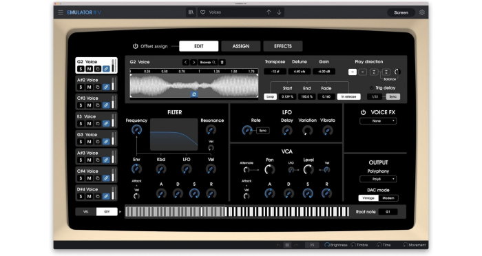 Plugin instrument Arturia Emulator II V [2]