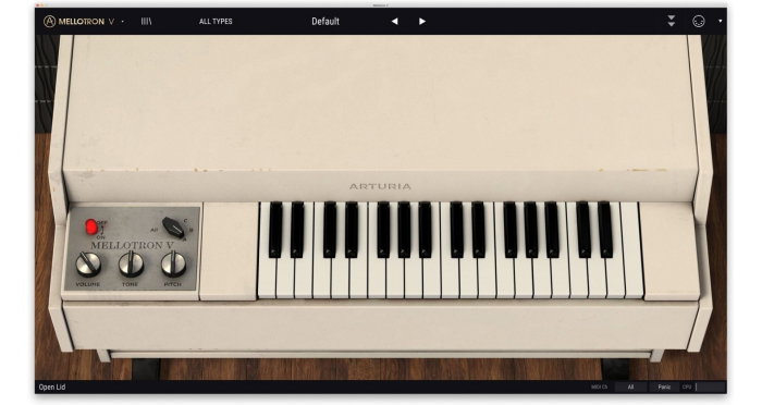 Plugin instrument Arturia Mellotron V [2]