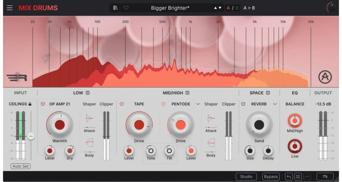 Plugin procesare Arturia Mix DRUMS [2]