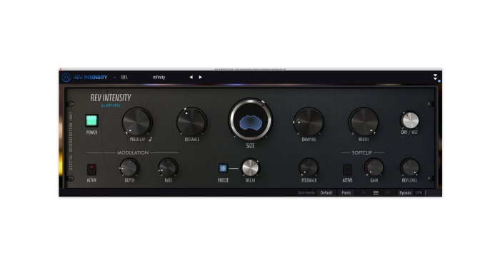 Plugin reverb Arturia Rev INTENSITY [2]