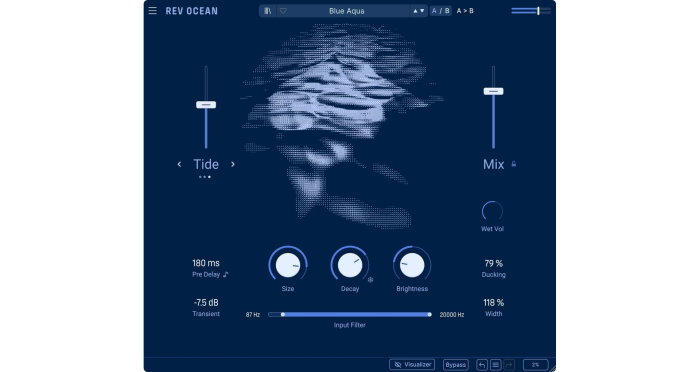 Plugin reverb Arturia Rev OCEAN [3]