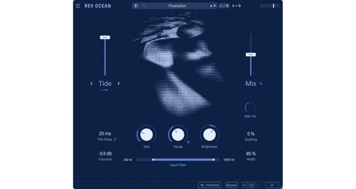 Plugin reverb Arturia Rev OCEAN [2]