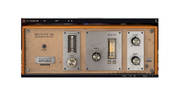 Plugin reverb Arturia Rev PLATE-140 [2]